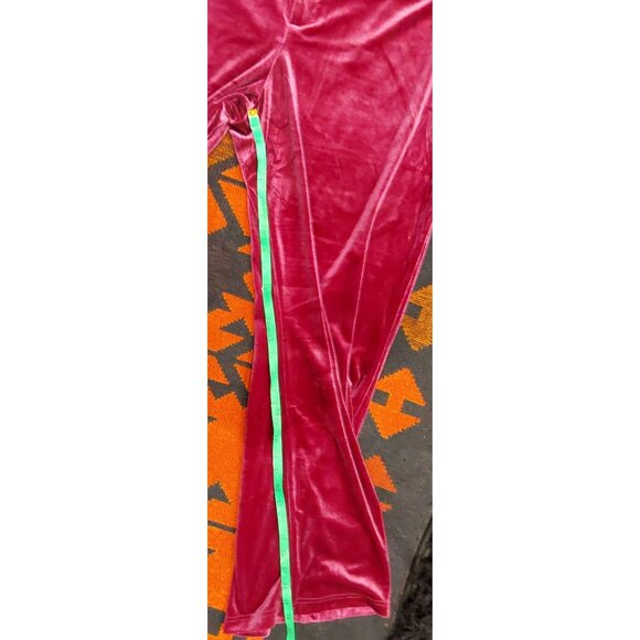 NEW Nine West Womens XXL Hot Pink Velvet Stretchy Pants With Side Zipper Closure - Picture 6 of 7